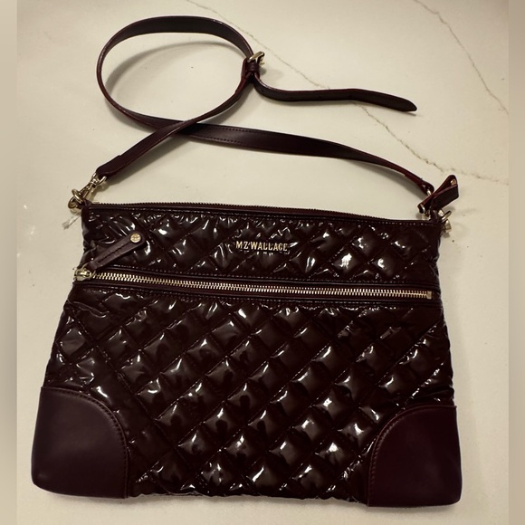 MZ Wallace Deep Burgundy Quilted Everywhere Tote - Picture 3 of 11